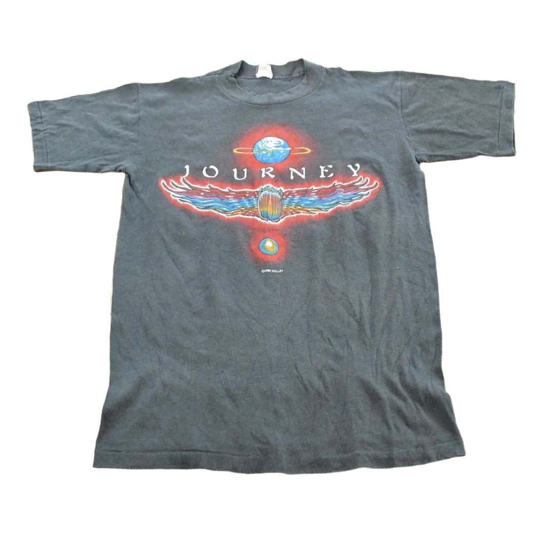 Vintage 1980 Journey Super Jam Concert Band T-shirt Mens S
