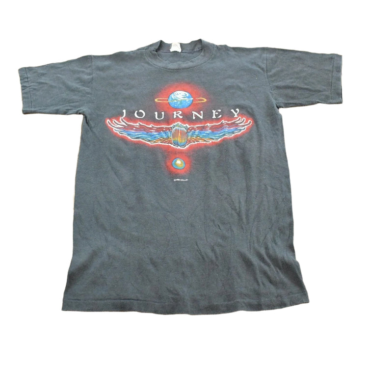 Vintage 1980 Journey Super Jam Concert Band T-shirt Mens S