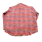 Vintage 1980s Sears Roebuck Plaid Button Up Shirt Mens L