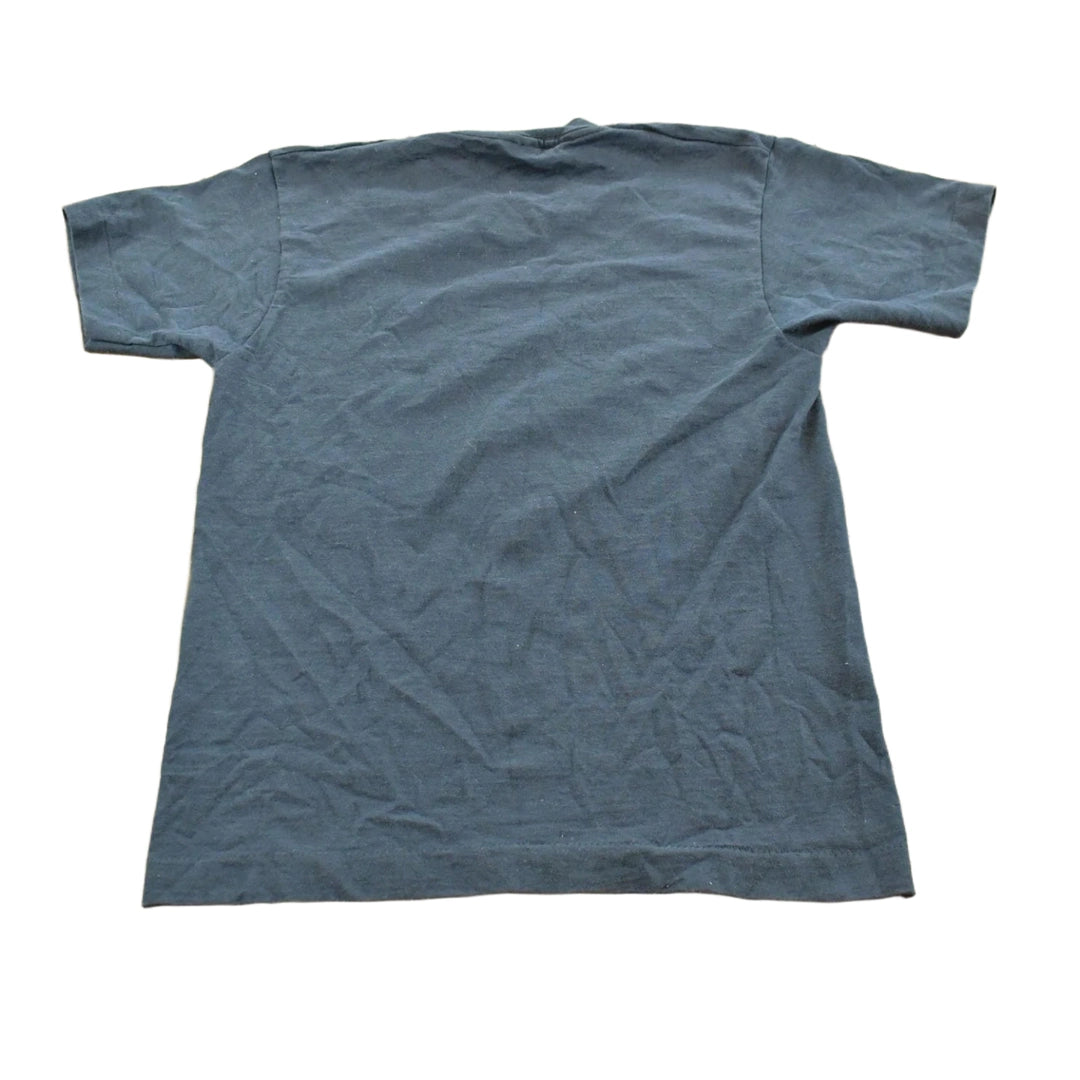 Vintage 1990 LSJ Raccoon Nature T-Shirt Men's XS