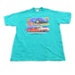 Vintage 1990s Cruisin' The Boardwalk Wildwood New Jersey Classic Car T-Shirt Men's L