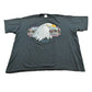 Vintage 1990s Jerzees American Eagle Bald Eagle Graphic T Shirt Men's XL