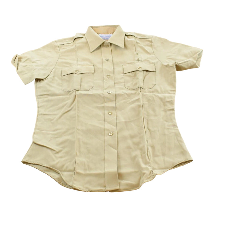 Vintage 1980s Jaguar Tropical by Conqueror Button Up Beige Safari Style Shirt Men's Men's Medium