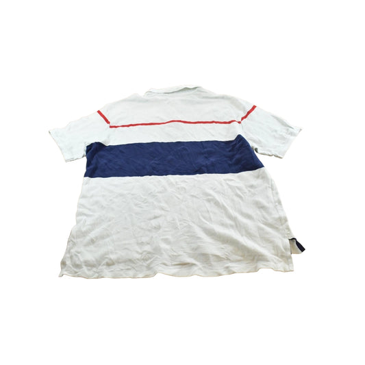 Vintage 1990s Polo By Ralph Lauren Color Block Collared Button Up Men's 3XL