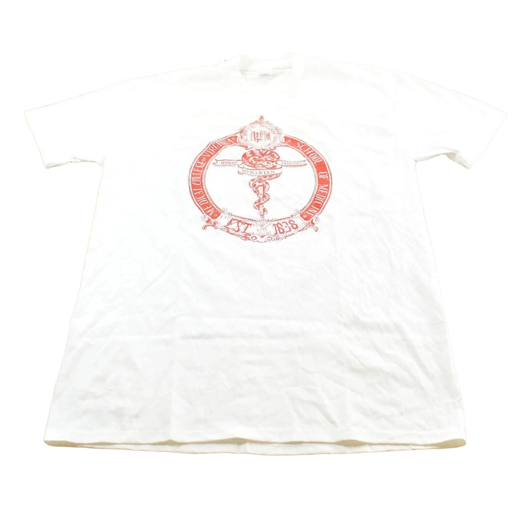 Vintage 1980s Medical College of Virginia School of Medicine Collegiate T-Shirt Mens M