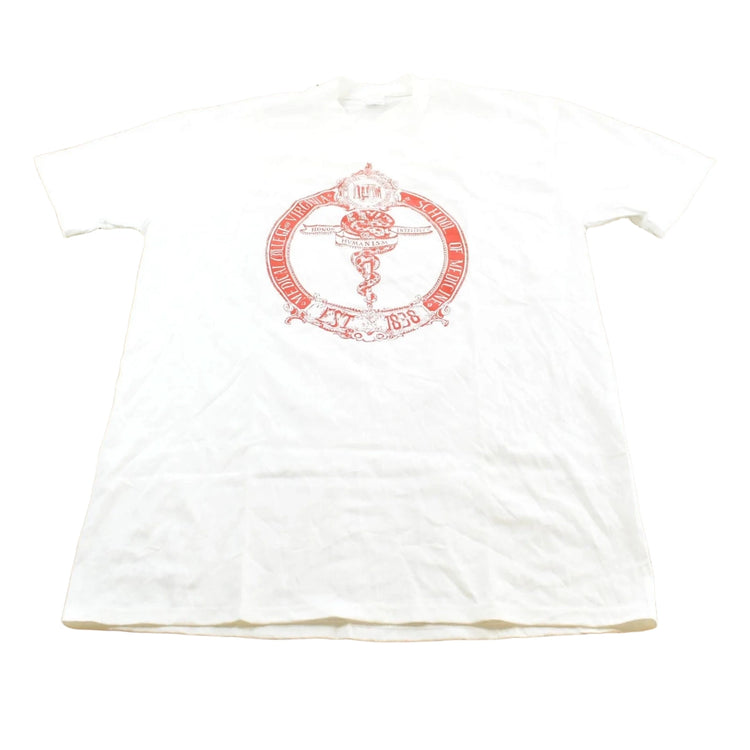 Vintage 1980s Medical College of Virginia School of Medicine Collegiate T-Shirt Mens M