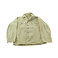 Vintage 1940s Military HBT Olive Drab Button Up Shirt Men's Medium