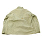 Vintage 1940s Military HBT Olive Drab Button Up Shirt Men's Medium