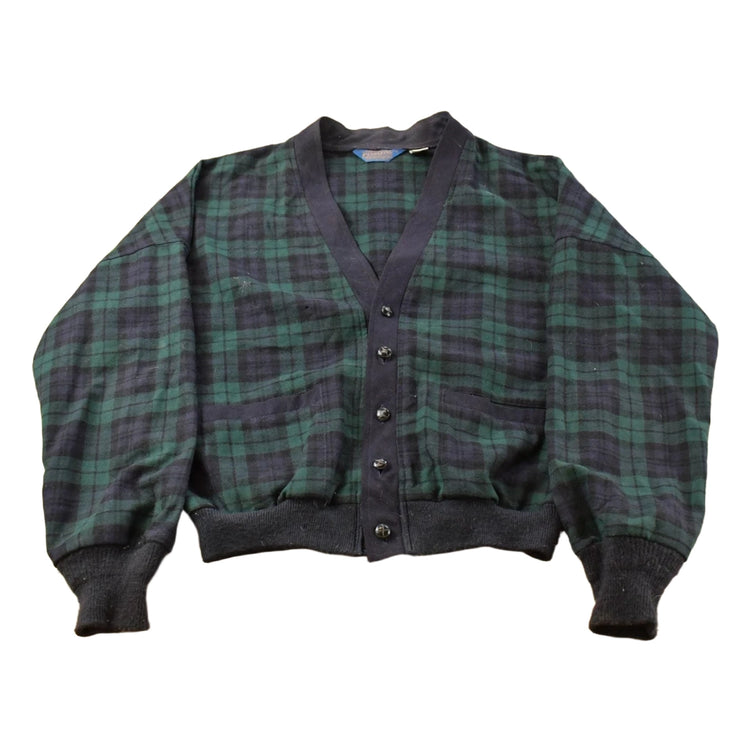 Vintage 1980s Pendleton Wool Cardigan Sweater Men's Medium
