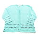 Vintage 1980s San Remo Knit Buttonless Cardigan Sweater Womens XL