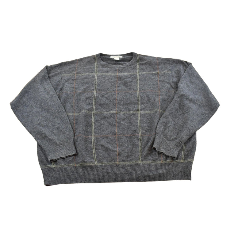 Vintage 1990s Geoffrey Beene Acrylic Knit Crewneck Sweater Mens XL