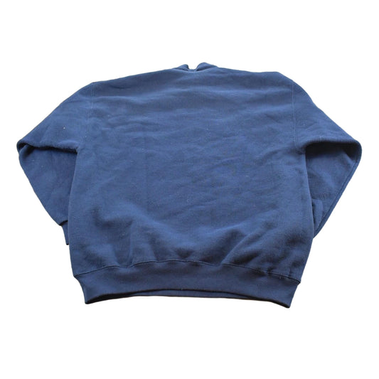 Vintage 1990s Tultex Navy Blue Embroidered Golf Crewneck Sweatshirt Men's L