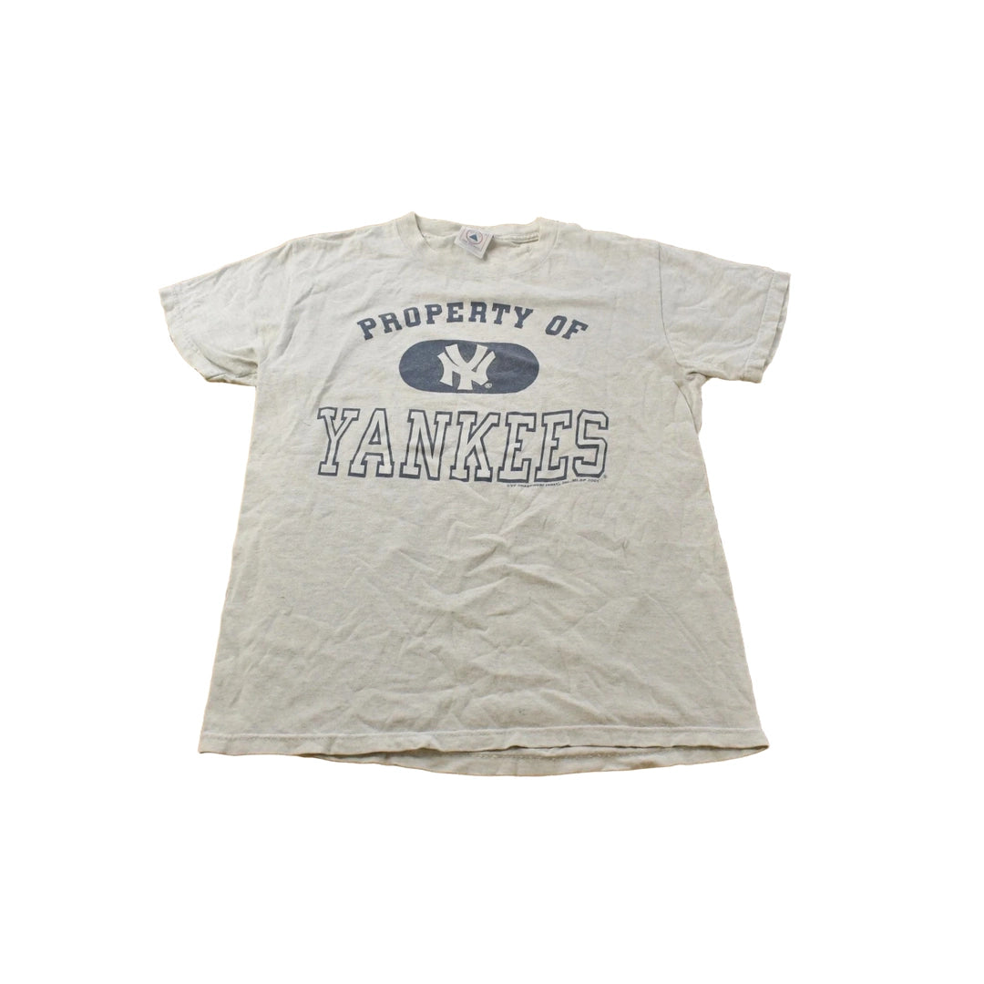 Vintage 2001 New York Yankees MLB Graphic T-Shirt Men's Small