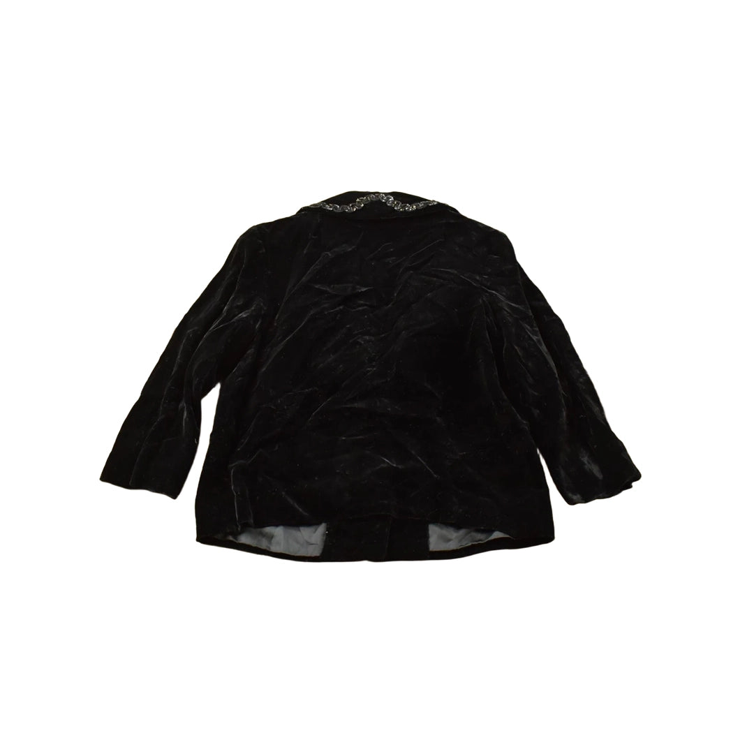 Vintage 1990s Sequin Blazer Jacket Women's S
