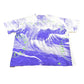 Vintage 1992 Midnight Oil Scream in Blue All Over Print Surf Concert T-Shirt Men's L