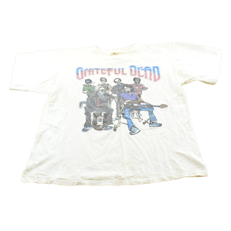 Vintage 1987 The Grateful Dead Touch of Grey Fall Tour Rock Band Concert T-Shirt Men's L