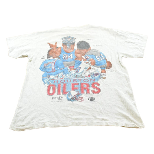 Vintage 1993 Shirt Xplosion Houston Oilers Big Head NFL Football T-Shirt Men's XL