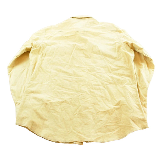 Vintage 1970s Wrangler Chamois Cloth Button Up Shirt Men's L