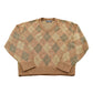Vintage 1980s Jantzen Knit Argyle Crewneck Pullover Sweater Men's M