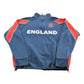 Vintage 1990s England Rugby Quarter Zip Collared Pullover Sweatshirt Mens M