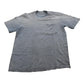 Vintage 1990s Faded Blank Black Pocket T-Shirt Men's L