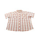 Vintage 1990s Wrangler Western Shirts Plaid Pearl Snap Short Sleeve Button Up Shirt Mens 2XL
