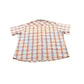 Vintage 1990s Wrangler Western Shirts Plaid Pearl Snap Short Sleeve Button Up Shirt Mens 2XL