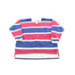 Vintage 1990s Enuf Internationale Striped Rugby Polo Collared Long Sleeve T-Shirt Men's XL