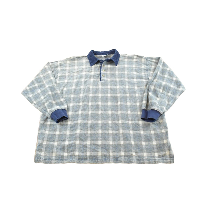 Vintage 1990s Rue Twenty-One Long Sleeve Collared Polo Shirt Men's L