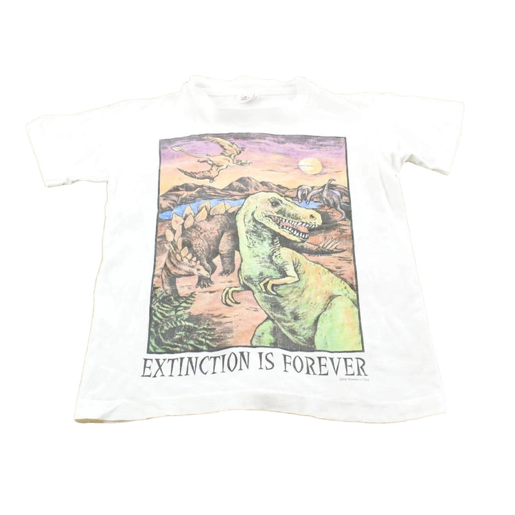 Vintage 1994 Extinction is Forever Dinosaurs T-Shirt Men's XL