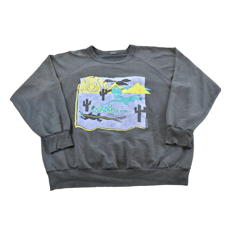 Vintage 1990s Desert Crewneck Sweater Mens L