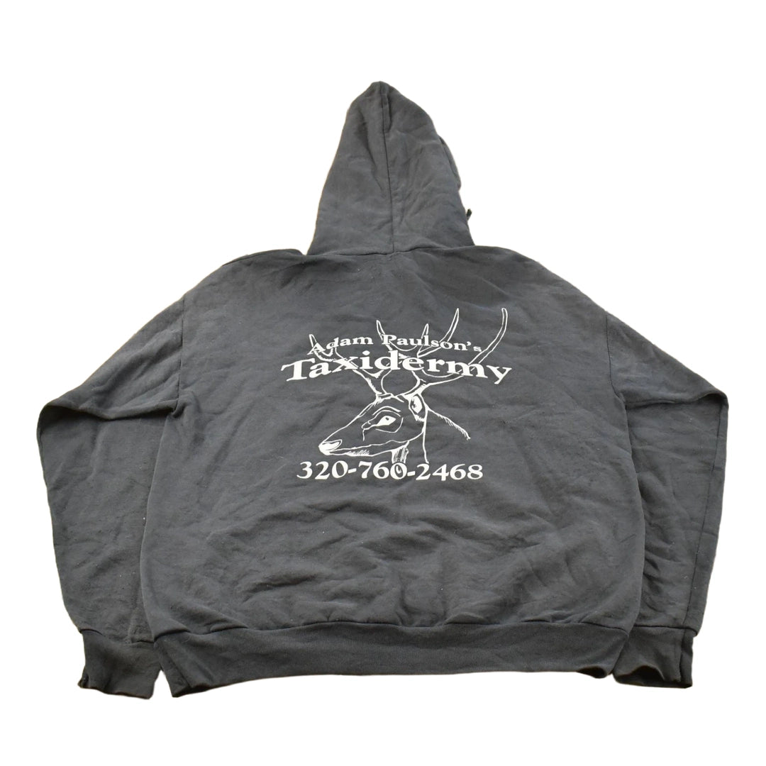 Vintage 2000s Taxidermy Deer Hoodie Sweatshirt Men's M-L