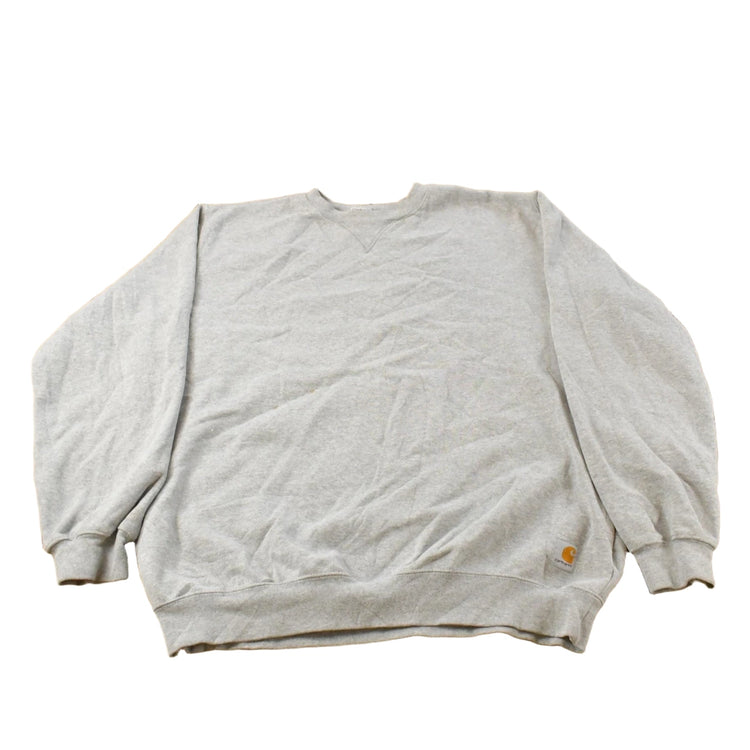 Vintage 1990s Carhartt Embroidered Logo Crewneck Sweatshirt Men's Large Tall