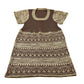 Vintage 1970s Nordic Pattern Knit Dress Women's S