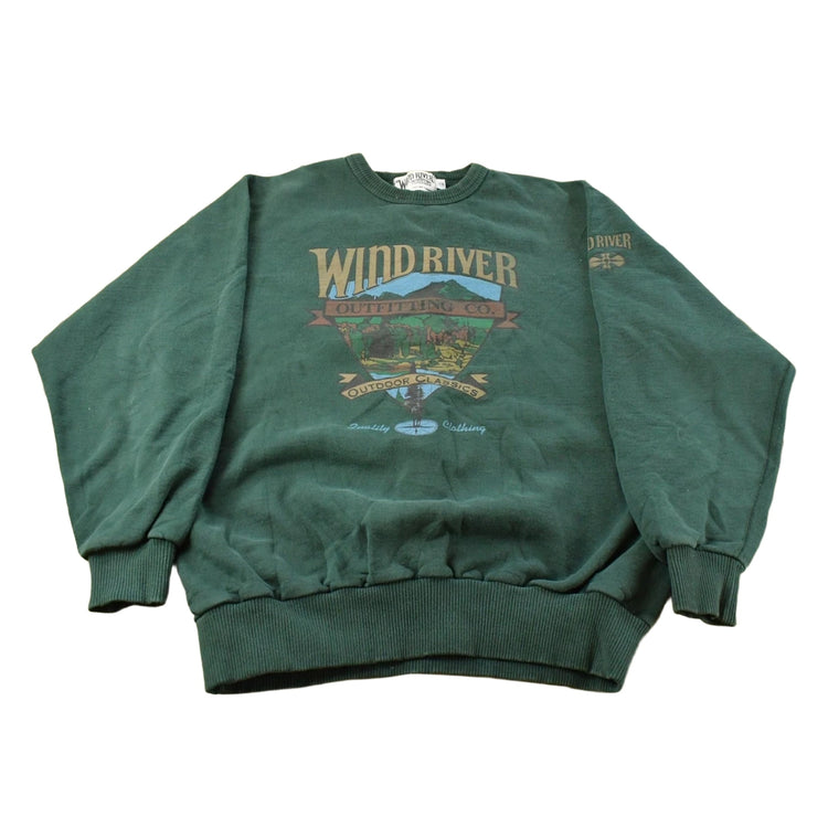 Vintage 1990s Windriver Outdoors Crewneck Sweatshirt Men's Medium