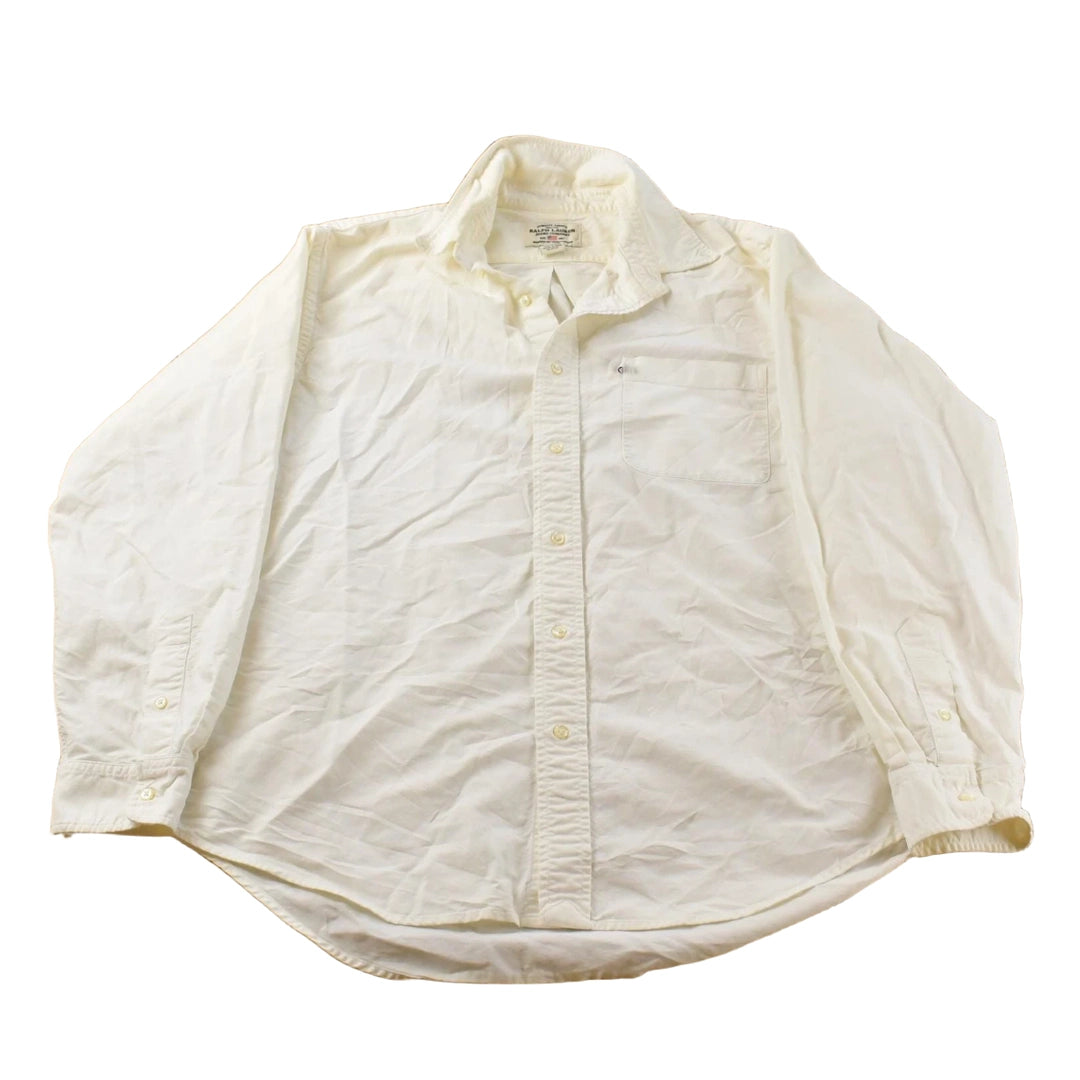Vintage Y2K Ralph Lauren Jeans Company Button Up Shirt Men's L