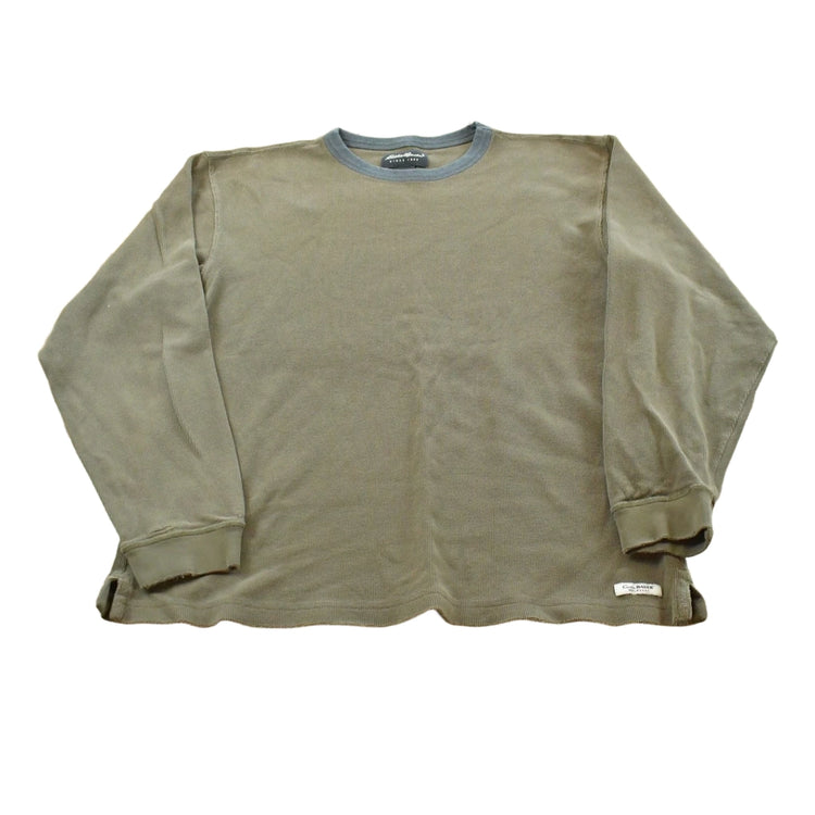 Vintage 1990s Blank Eddie Bauer Thermal Long Sleeve T-Shirt Men's M
