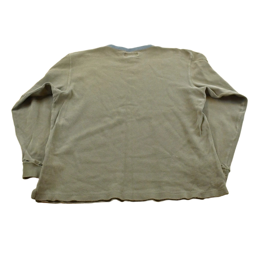 Vintage 1990s Blank Eddie Bauer Thermal Long Sleeve T-Shirt Men's M