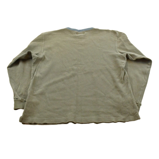Vintage 1990s Blank Eddie Bauer Thermal Long Sleeve T-Shirt Men's M