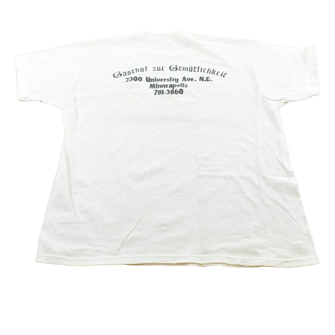Vintage 1990s Hoi Hoi Hoi German Inn Minneapolis Minnesota Souvenir T-Shirt Men's L