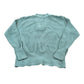 Vintage 1990s LL Bean Knit Quarter Button Commando Jeep Knit Sweater Men's M
