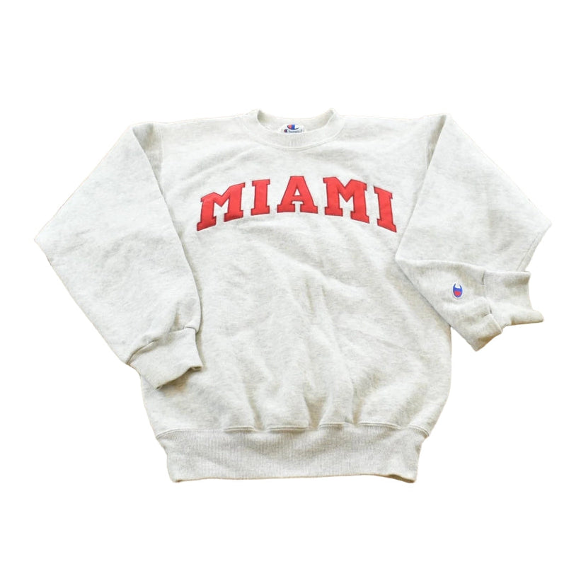 Vintage 1990s Miami University Collegiate Champion Sweatshirt Mens XS