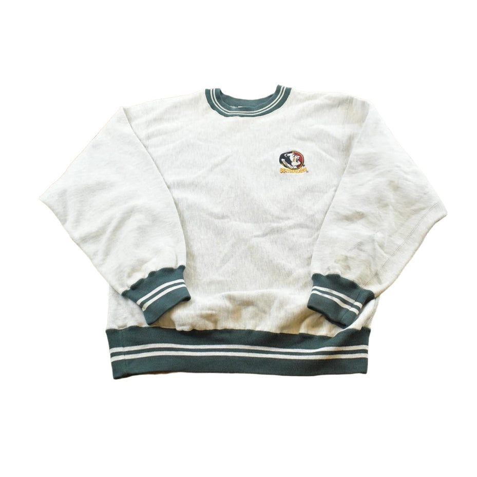 Vintage 1990s Florida State University Seminoles Collegiate Crewneck Mens Men's Medium