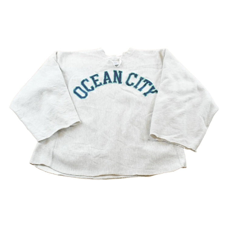 Vintage 1990s Champion Reverse Weave Ocean City New Jersey Maryland Crewneck Sweatshirt Men's M