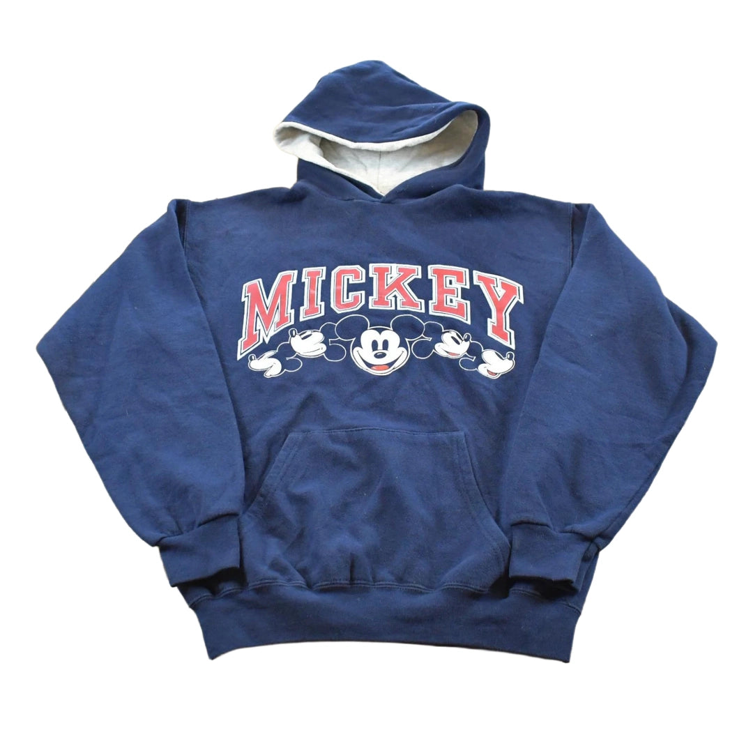 Vintage 1990s Mickey Mouse Walt Disney Designs Graphic Hoodie Men's S