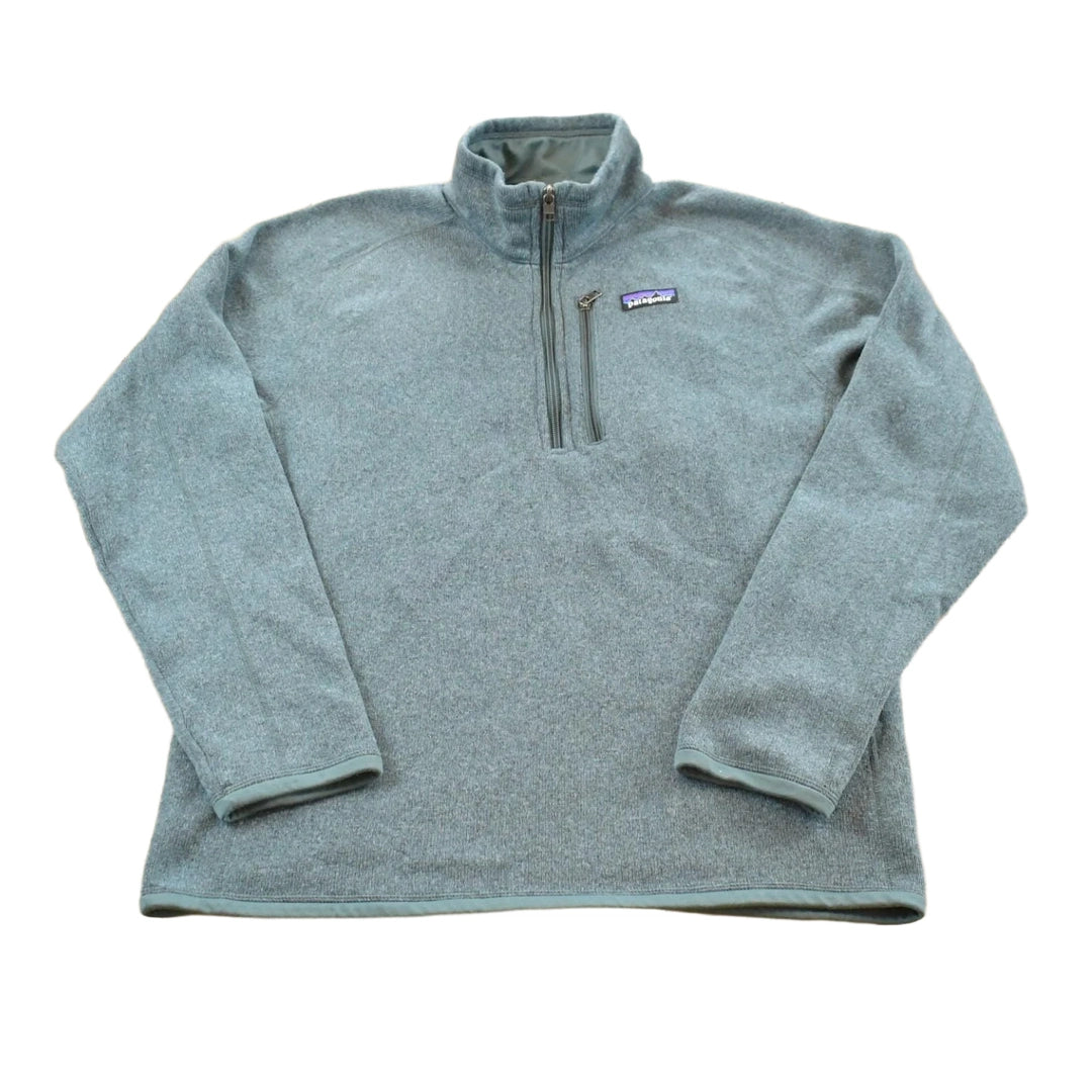 Vintage 2000s Patagonia Quarter Zip Fleece Sweater Men's M