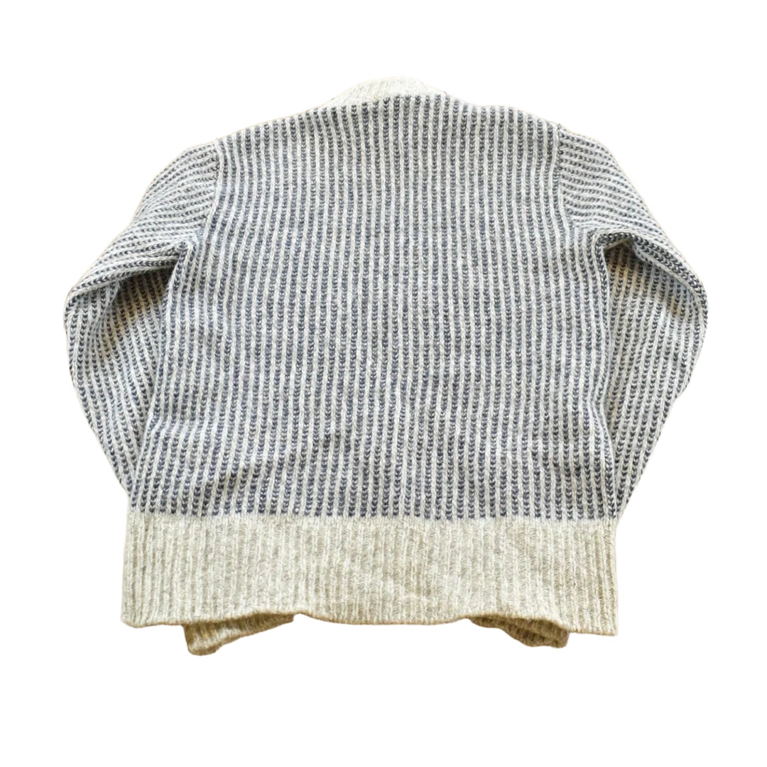 Vintage 1970s LL Bean Striped Knit Wool Sweater Men's S