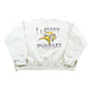 Vintage 1990s Minnesota Vikings I Bleed Purple NFL Crewneck Sweatshirt Mens M