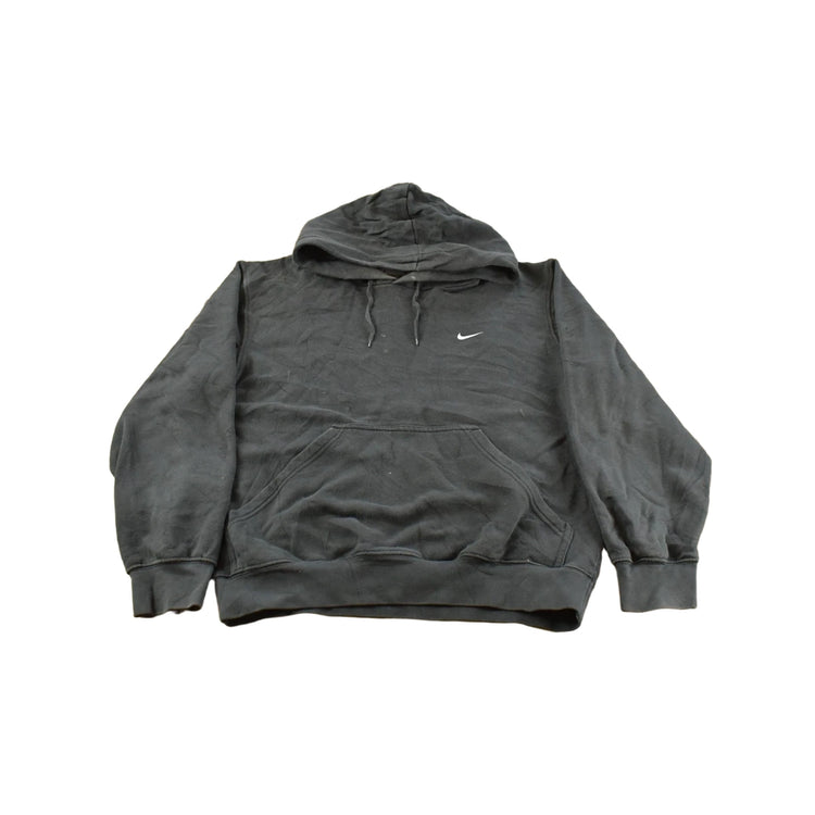 Vintage 2000s Nike Embroidered Mini Swoosh Hoodie Sweatshirt Mens Medium