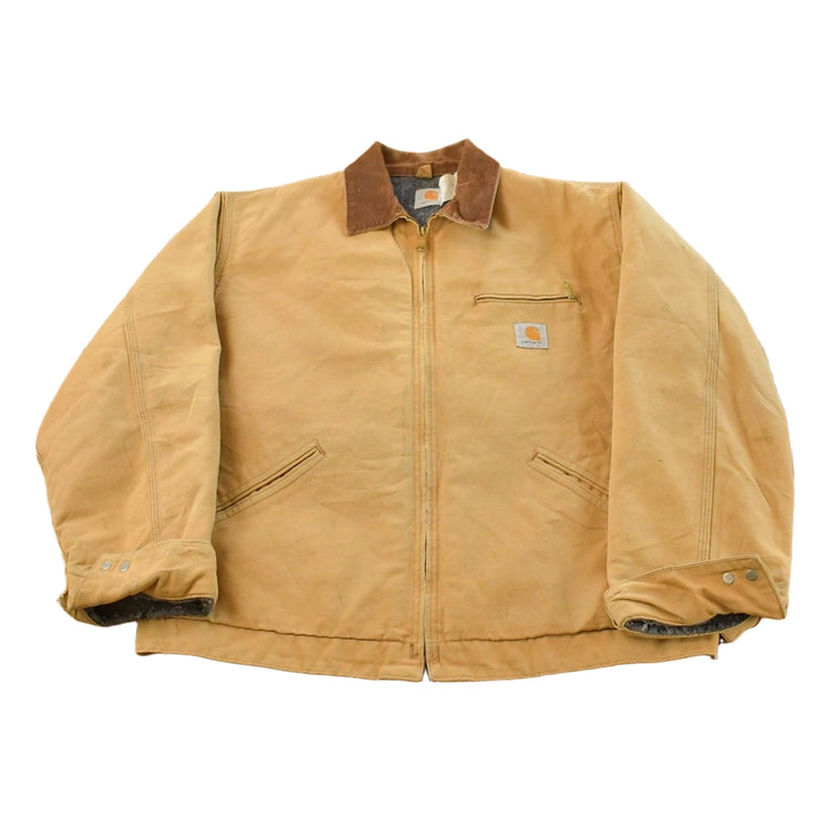 Vintage 1980s Carhartt Blanket Lined Detroit Jacket Men's 2XL